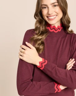 Pullover mit Zick-Zack Design