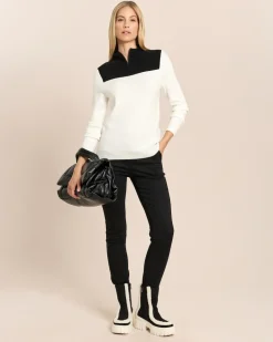 Pullover mit Zipper