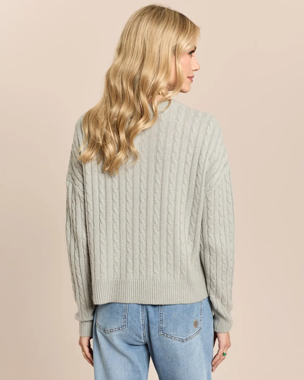 Pullover mit Zopfmuster