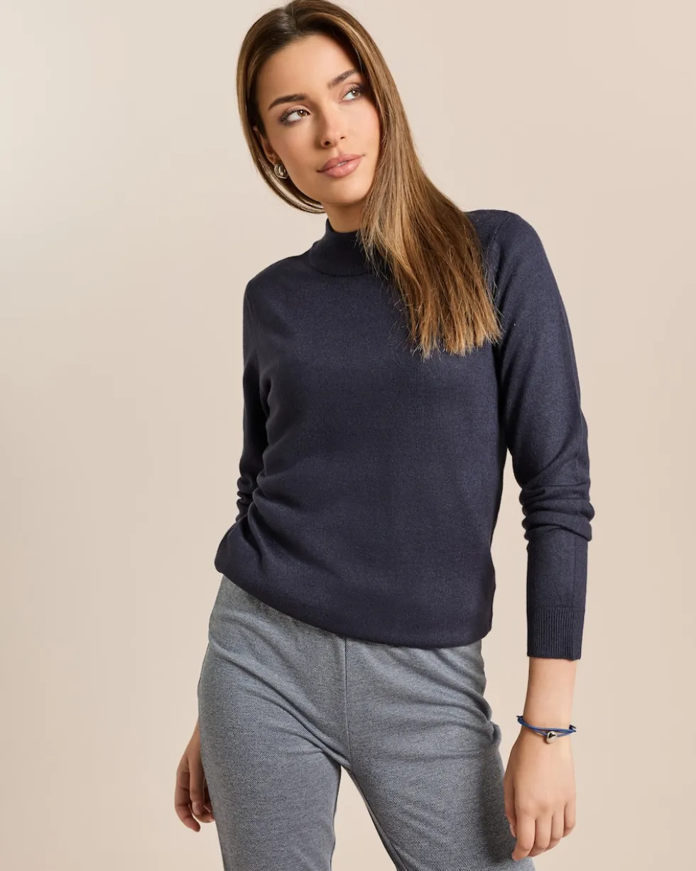 Pullover Stehkragen Cashmere Feel
