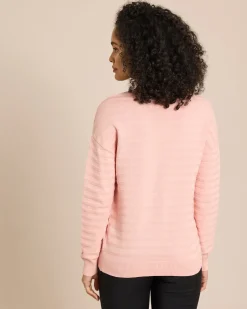Pullover Supima Cotton Streifen tonal