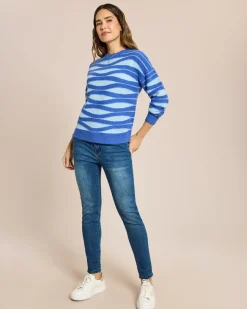 Pullover Wellenjaquard