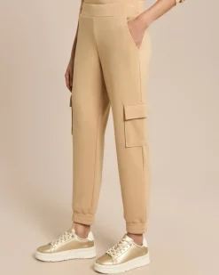 Relaxed Fit Cargohose aus Jersey