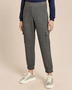 Relaxed Fit Cargohose aus Jersey