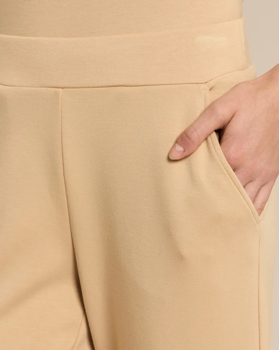 Relaxed Fit Cargohose aus Jersey