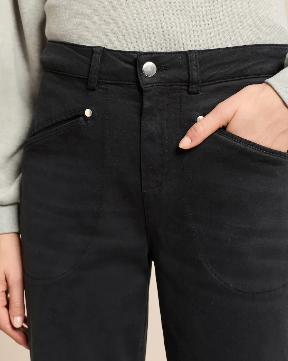 Relaxed Fit Hose mit Taschendetail