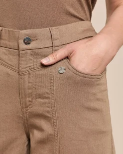Relaxed Fit Jeans mit Bunddetail