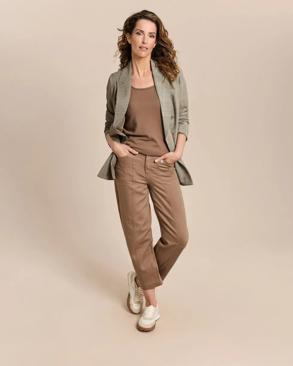 Relaxed Fit Jeans mit Bunddetail