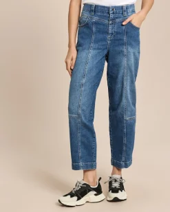 Relaxed Fit Jeans mit Bunddetail