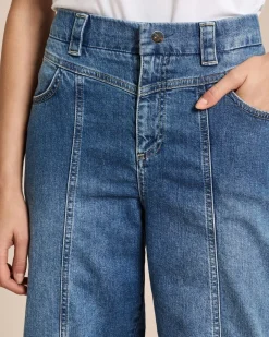 Relaxed Fit Jeans mit Bunddetail