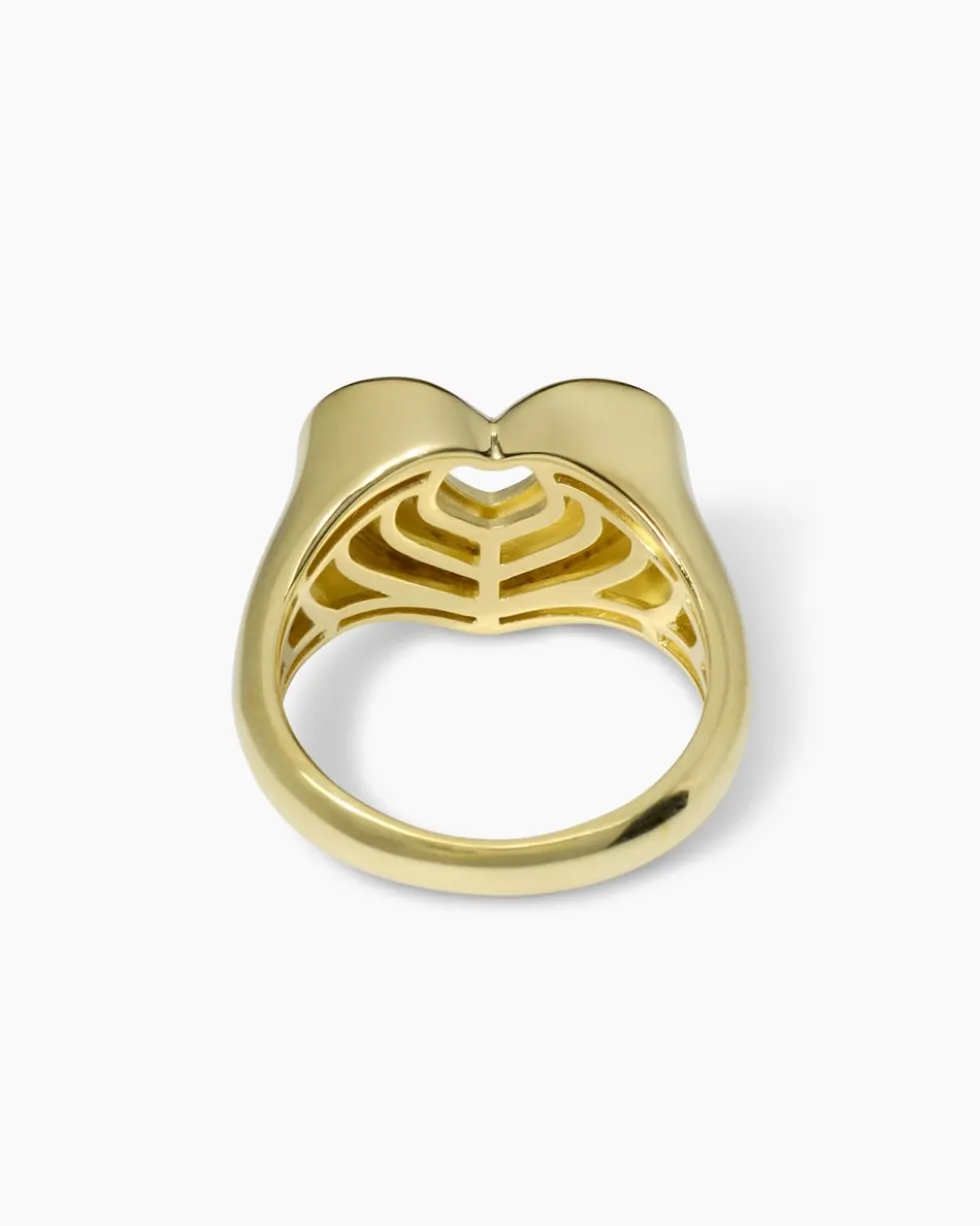 Ring in Herzform