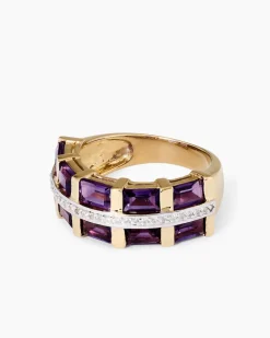 Ring mit Amethyst