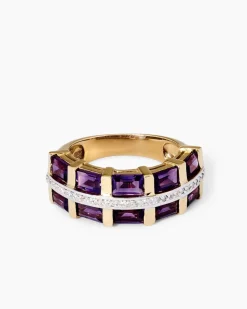 Ring mit Amethyst