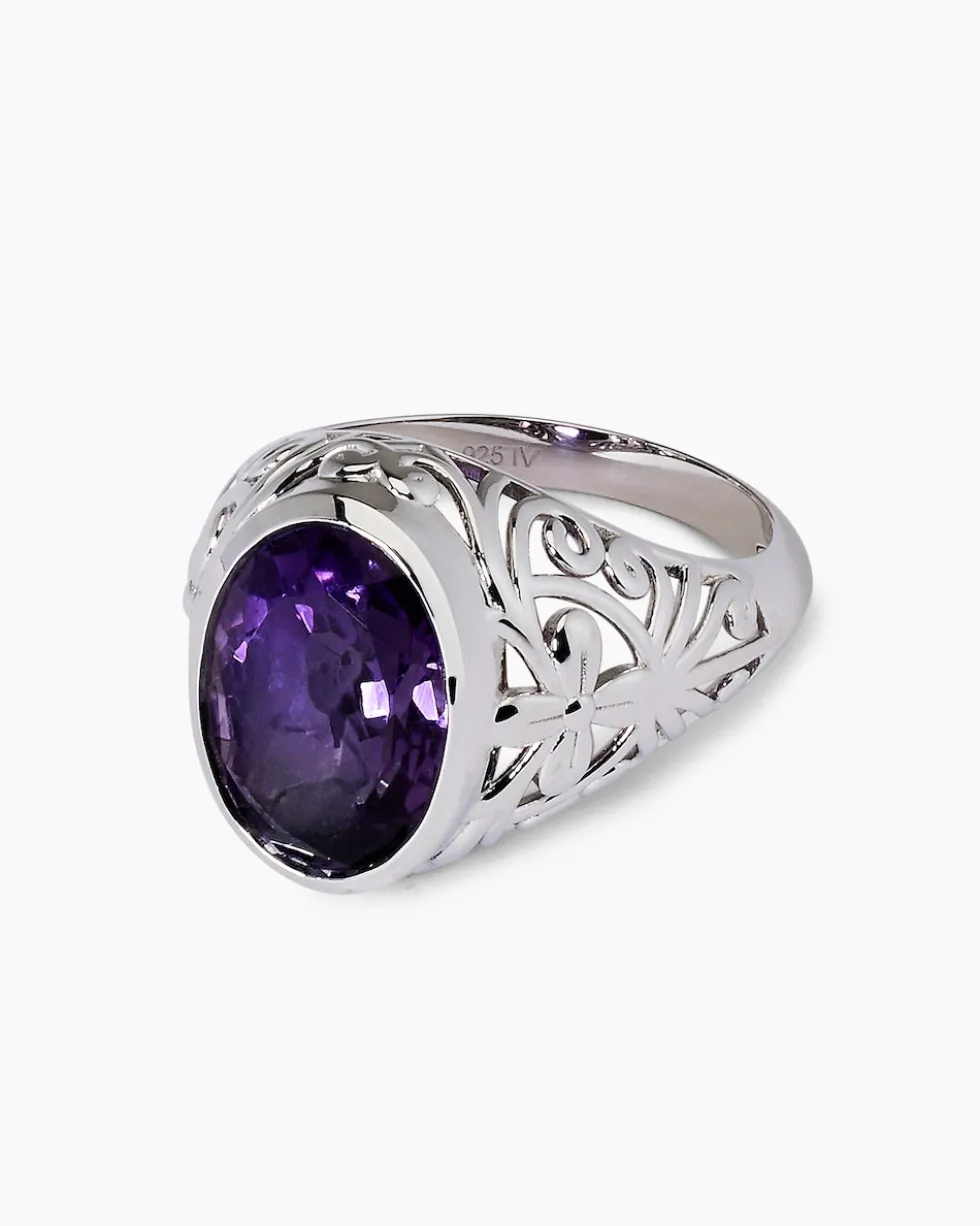 Ring mit Amethyst