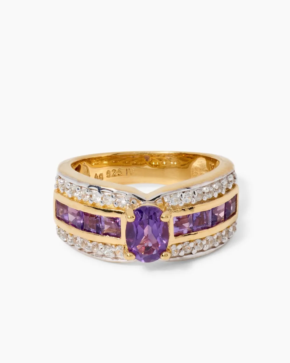 Ring mit Amethyst