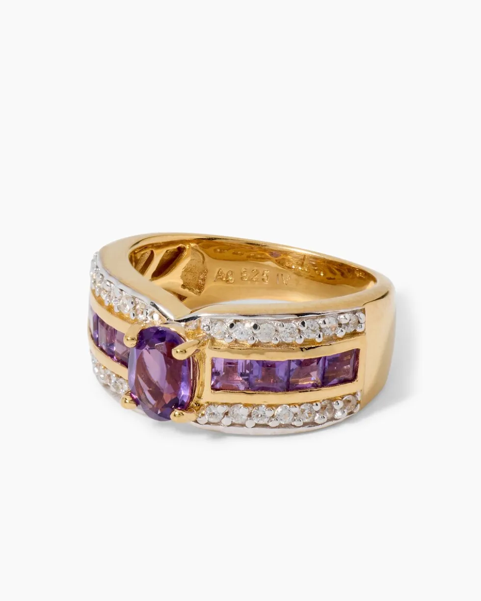 Ring mit Amethyst