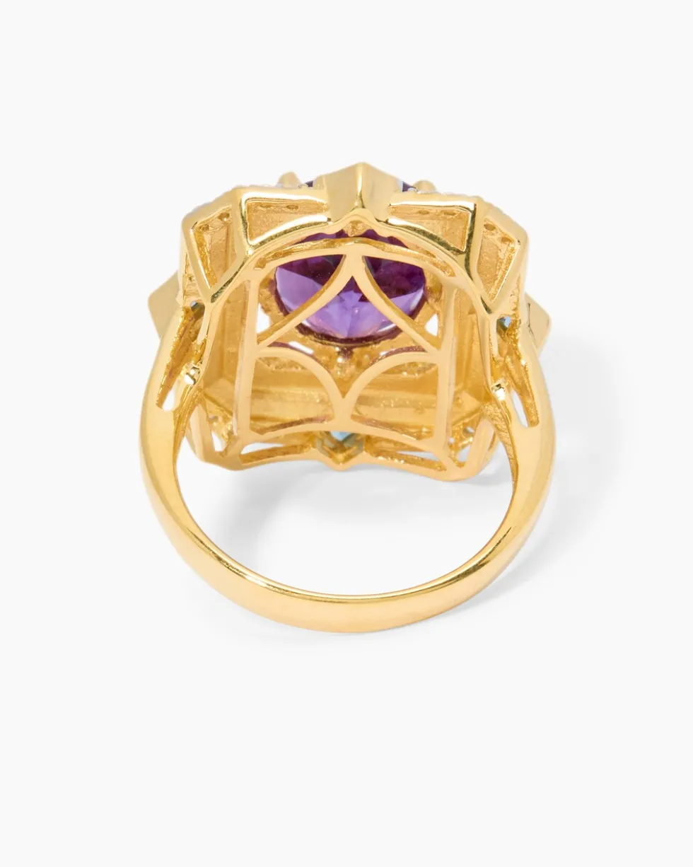 Ring mit Amethyst