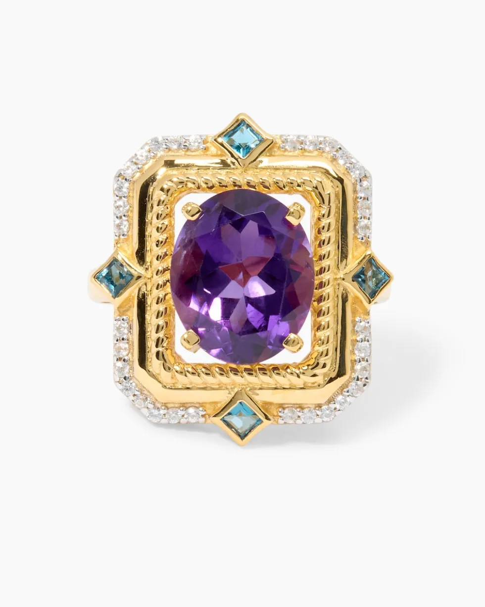 Ring mit Amethyst
