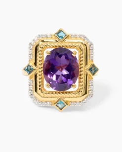Ring mit Amethyst
