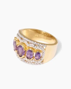 Ring mit Amethyst