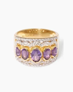 Ring mit Amethyst