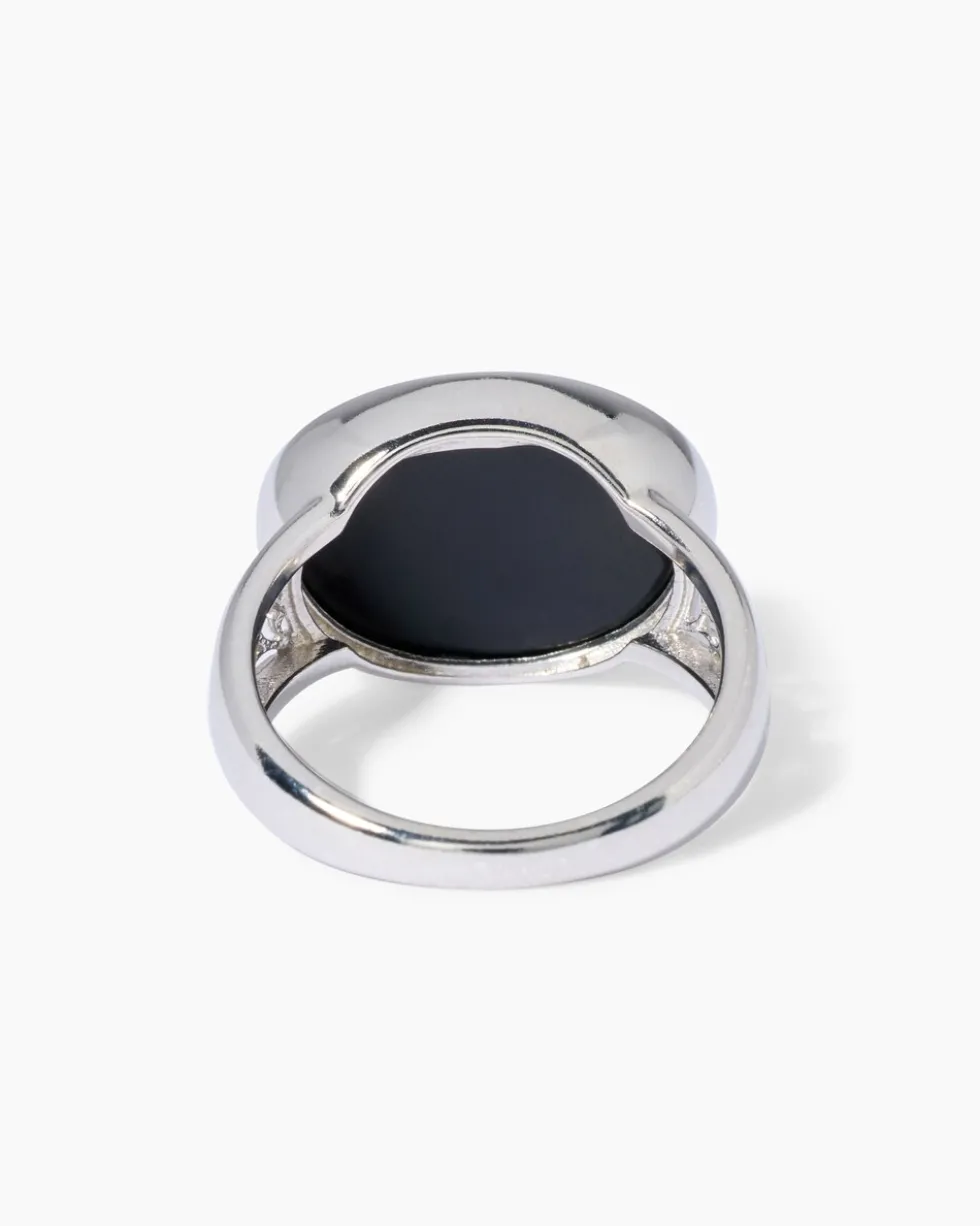 Ring mit Ammolit-Mosaik-Triplette