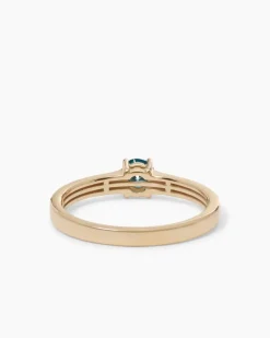 Ring mit Blauem Diamant 0,25 ct