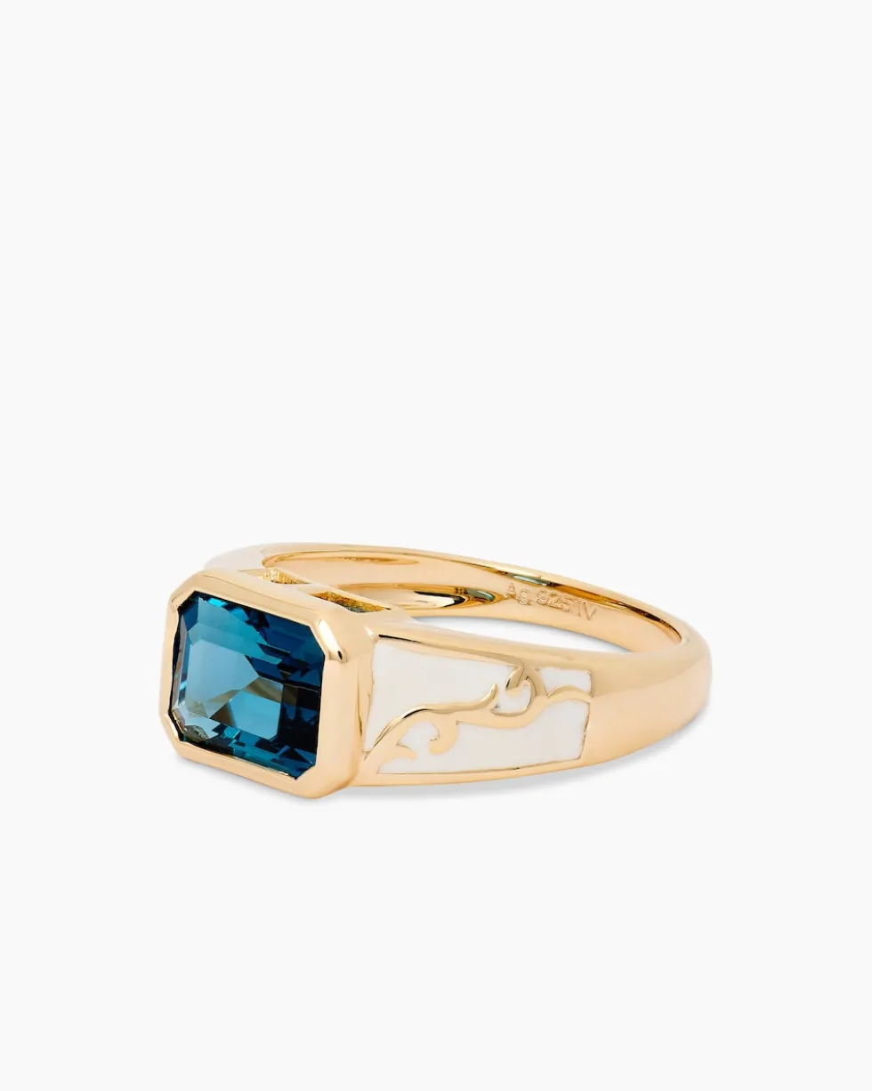 Ring mit Blautopas