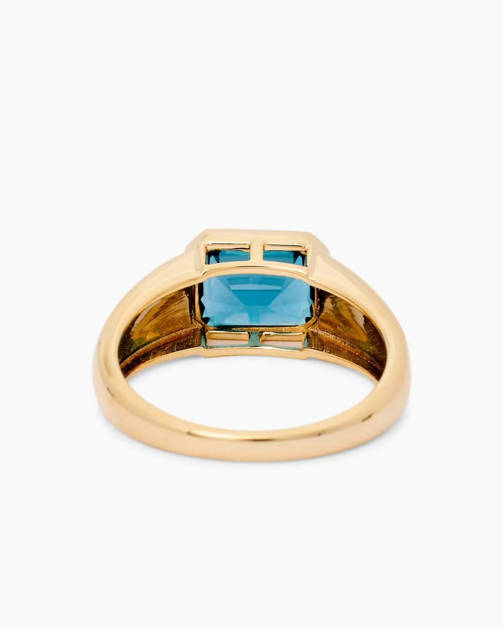 Ring mit Blautopas