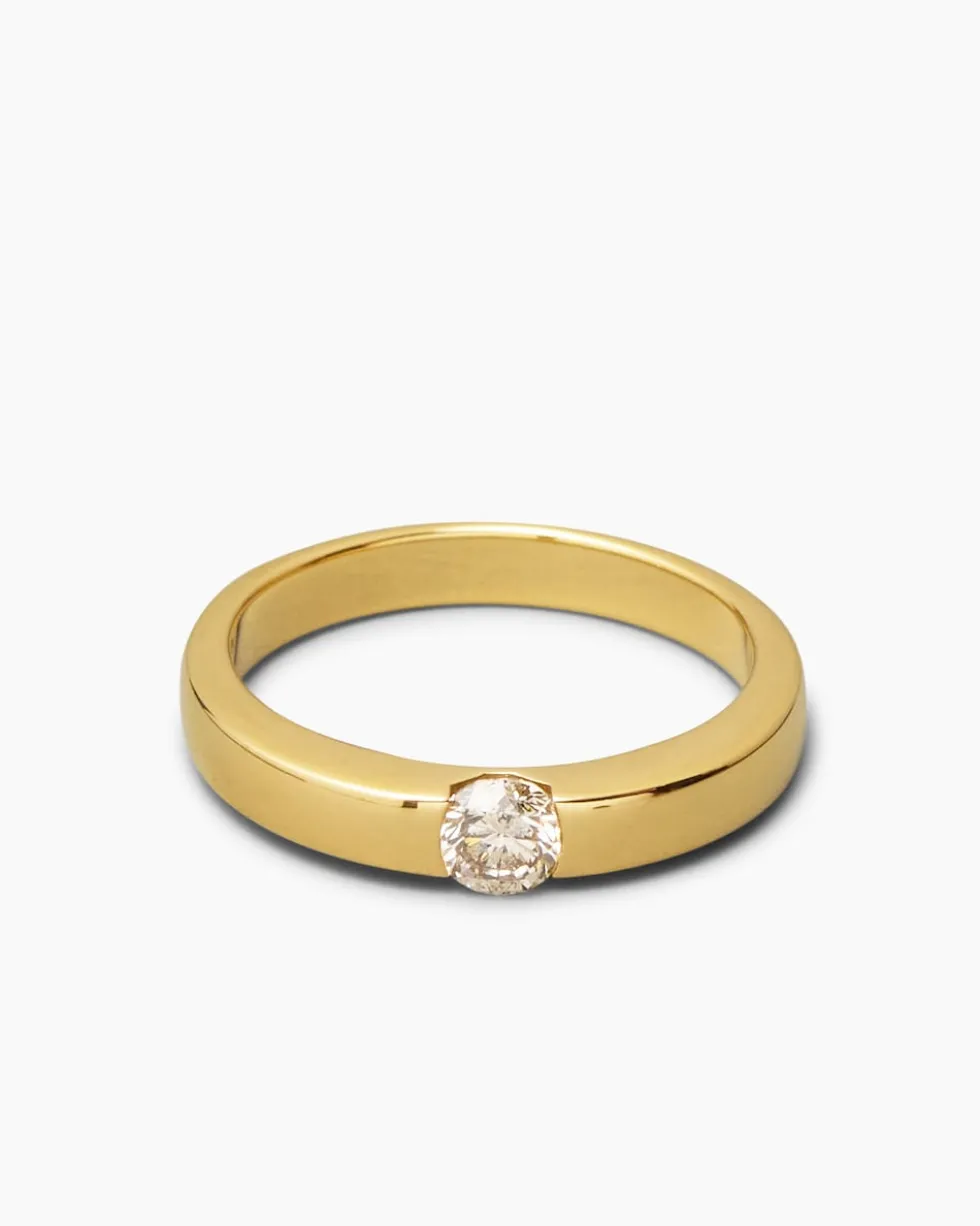 Ring mit Brillant 0,25 ct