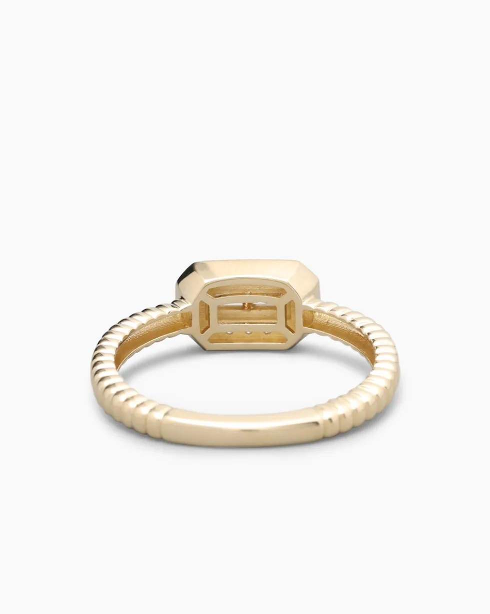 Ring mit Brillanten & Diamanten 0,15 ct