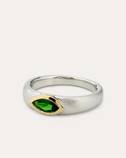 Ring mit Chromdiopsid