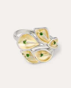 Ring mit Chromdiopsid