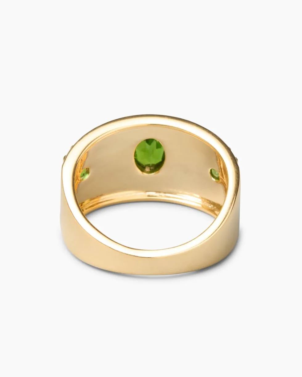 Ring mit Chromdiopsid