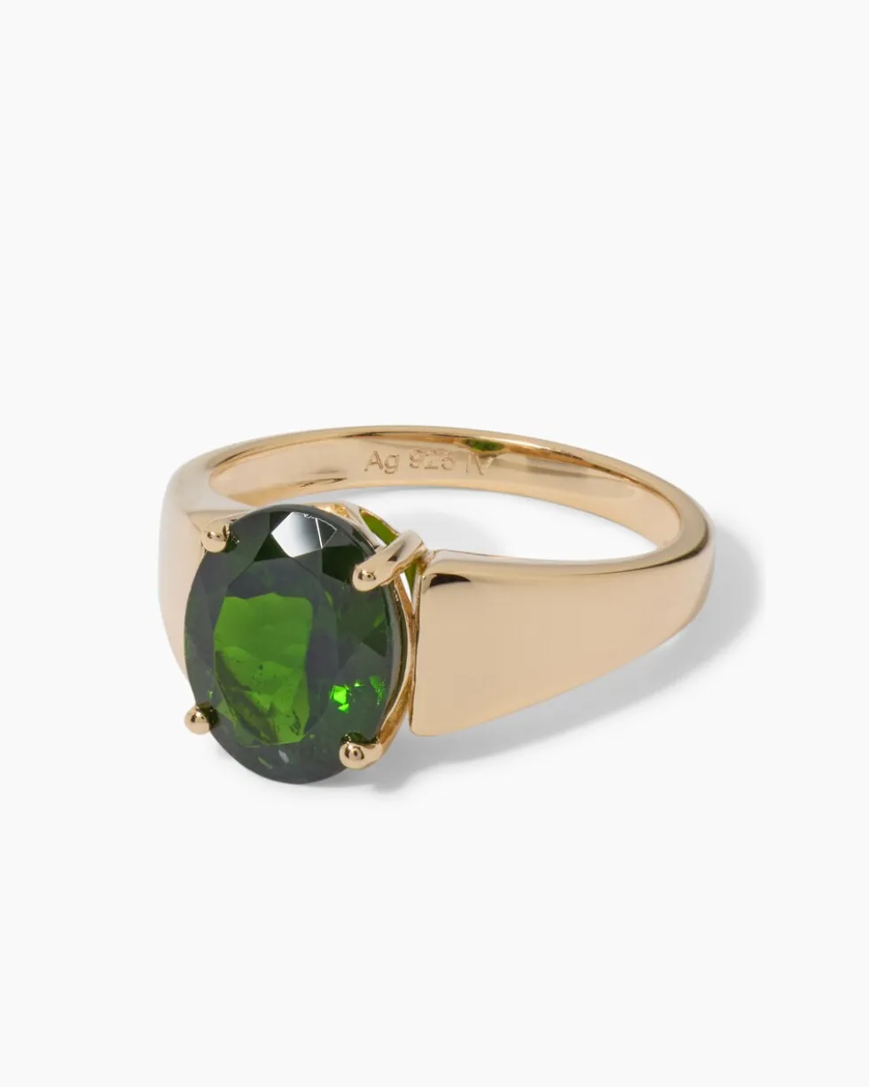 Ring mit Chromdiopsid
