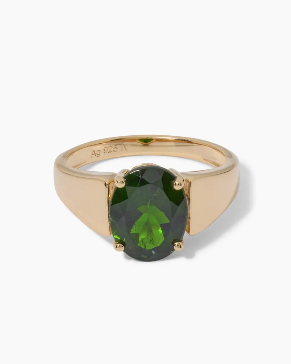 Ring mit Chromdiopsid