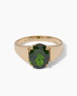 Ring mit Chromdiopsid