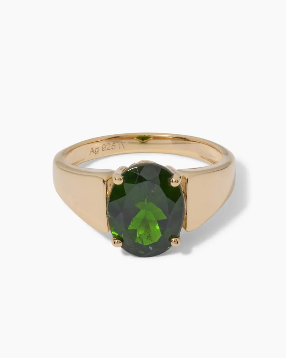 Ring mit Chromdiopsid