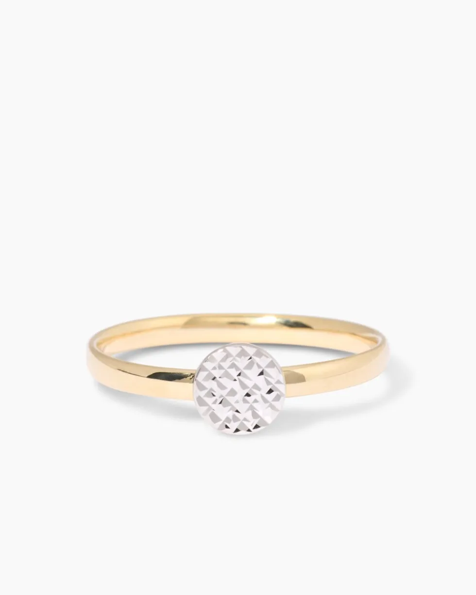 Ring mit diamantierter Oberfläche