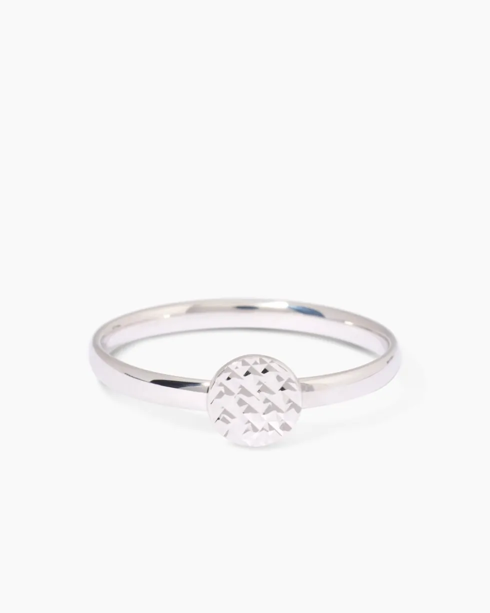 Ring mit diamantierter Oberfläche