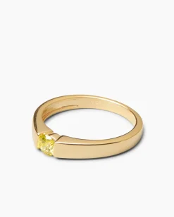 Ring mit gelbem Brillant