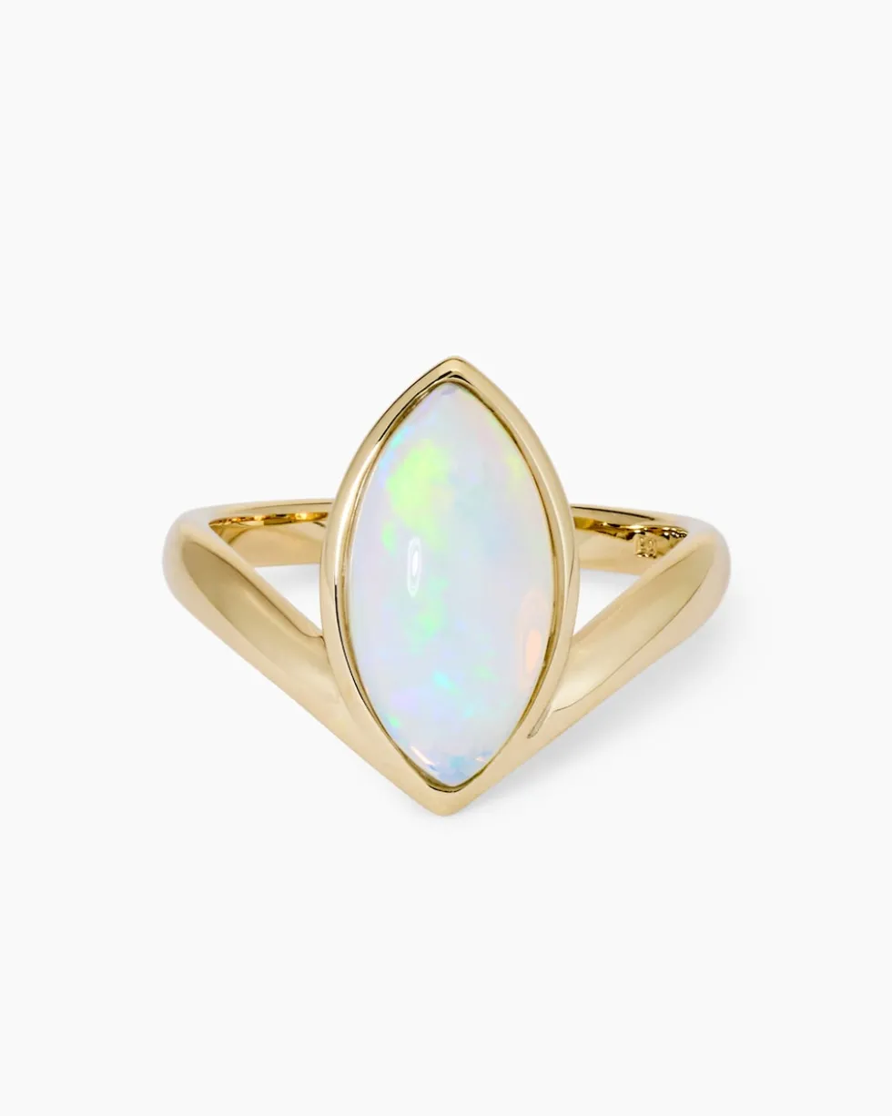 Ring mit Kristallopal