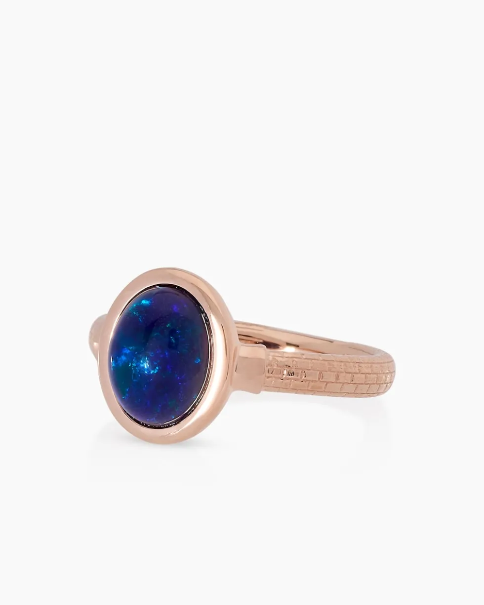Ring mit Kristallopal