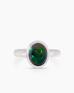 Ring mit Kristallopal
