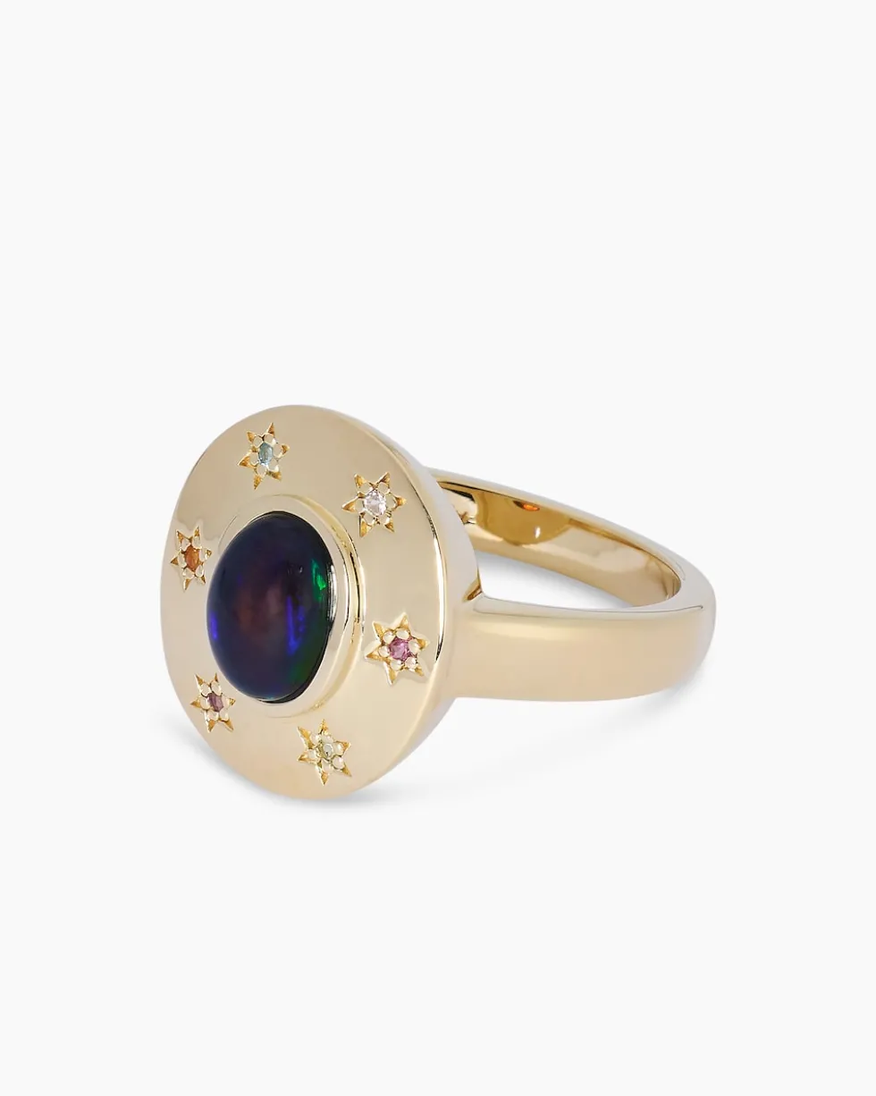 Ring mit Kristallopal