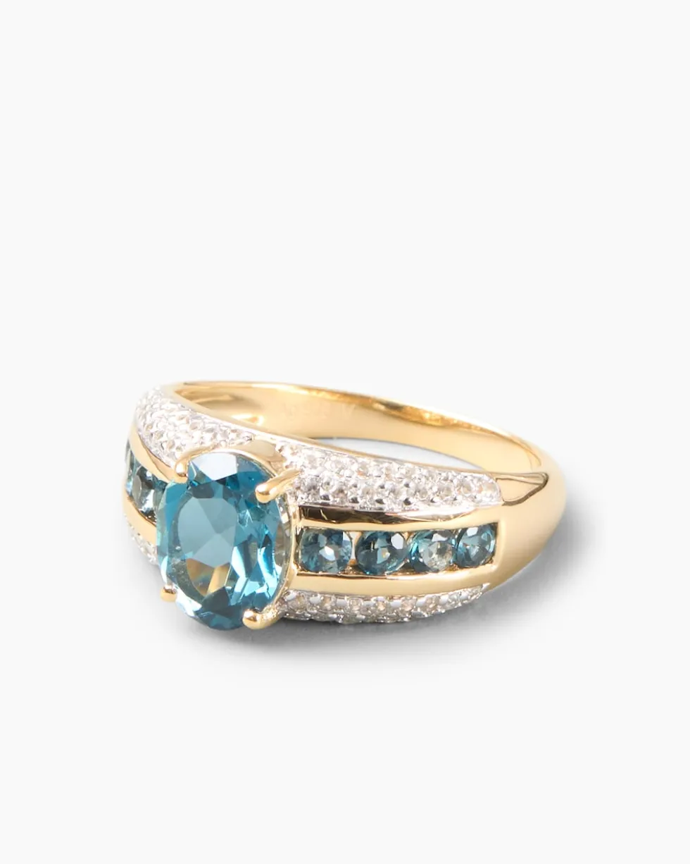 Ring mit London Blue Topas
