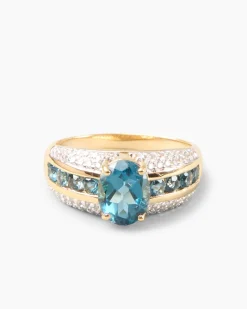 Ring mit London Blue Topas