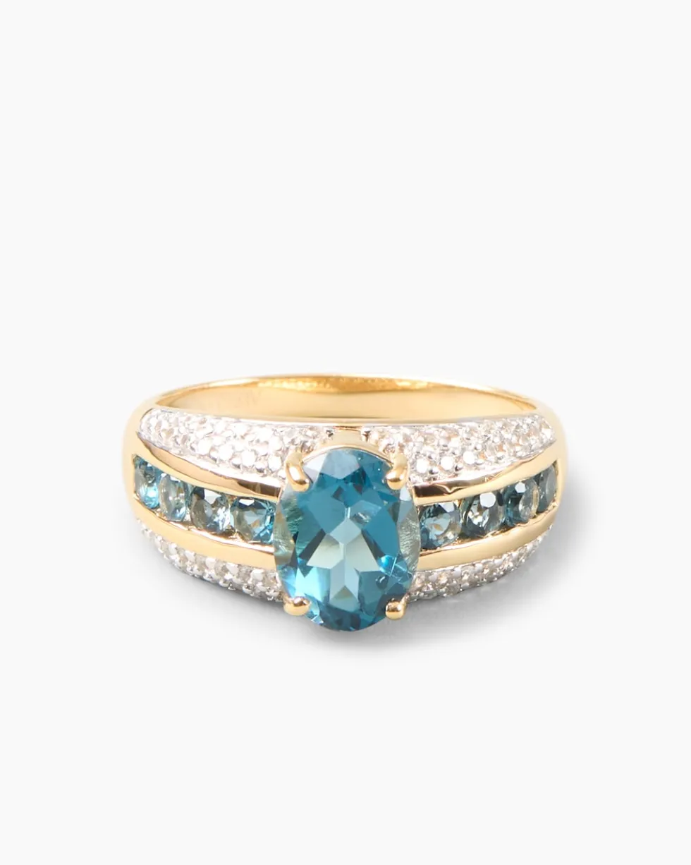 Ring mit London Blue Topas