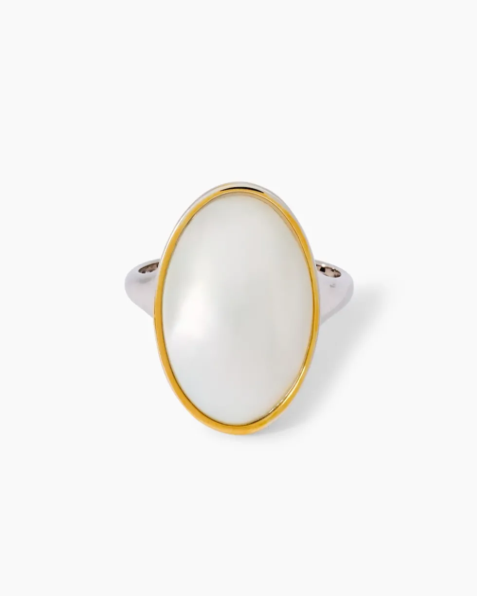 Ring mit Mabé-Perle