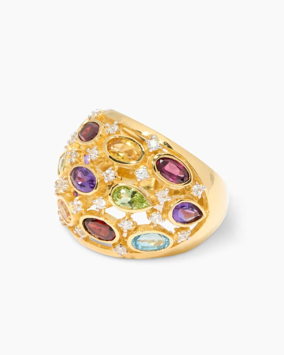 Ring mit Multi-Edelsteinen